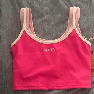 ACTAWEAR Vibrant Pink Sports Bra